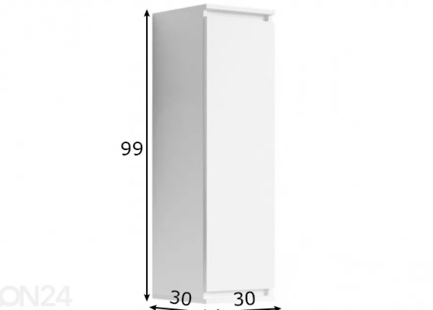 Seinäkaappi 30 cm