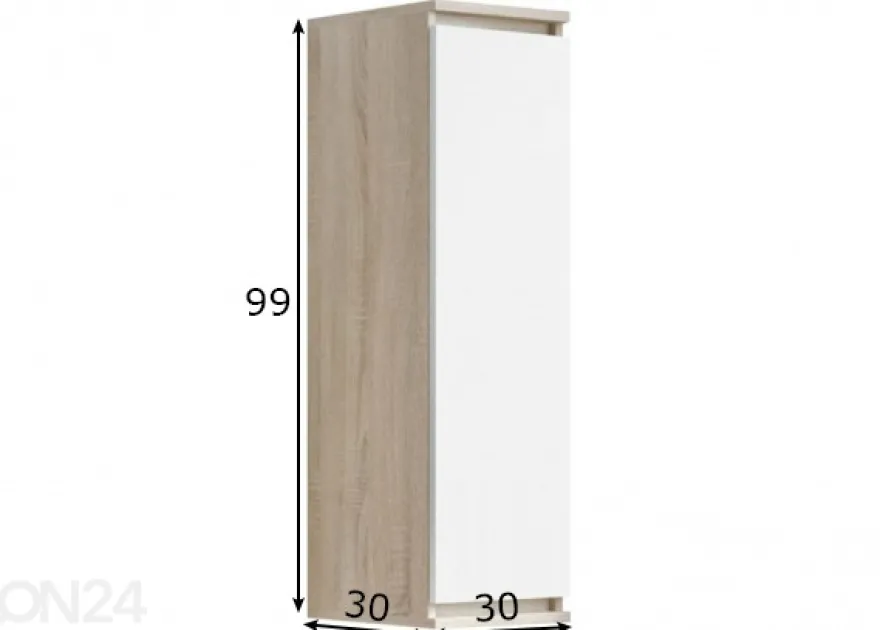 Seinäkaappi 30 cm