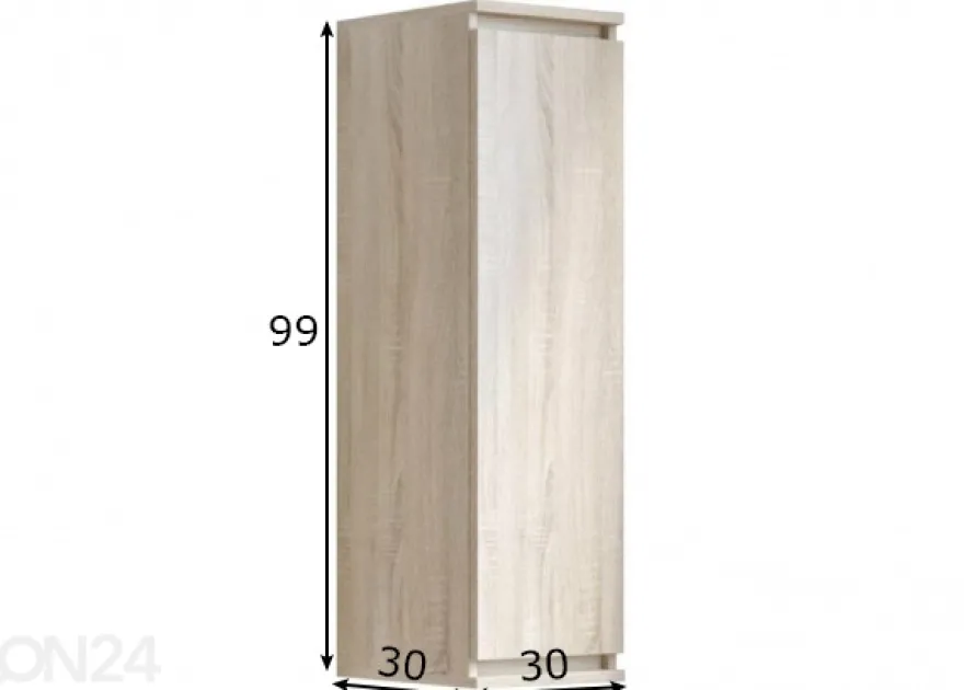 Seinäkaappi 30 cm
