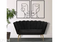 Seinäkoristeet Tribal 2 kpl 60x80 cm
