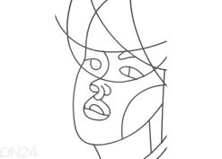 Seinäkoristeet Woman 2 kpl 60x80 cm