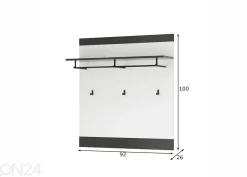 Seinänaulakko Sherwood 92 cm