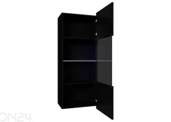 Seinään kiinnitettävä vitriinikaappi Calabrini + LED