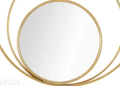 Seinäpeili Arc 80x80 cm, kullanvärinen