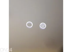 Seinäpeili Ø 60 cm LED