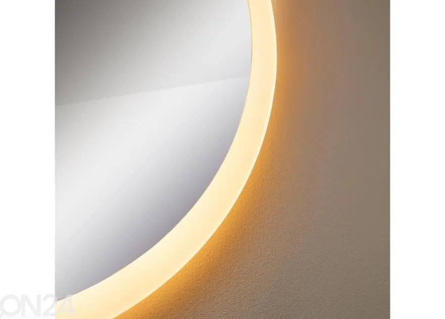 Seinäpeili Ø 60 cm LED