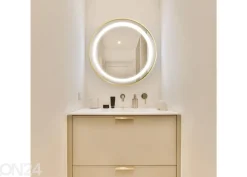 Seinäpeili Ø 60 cm LED