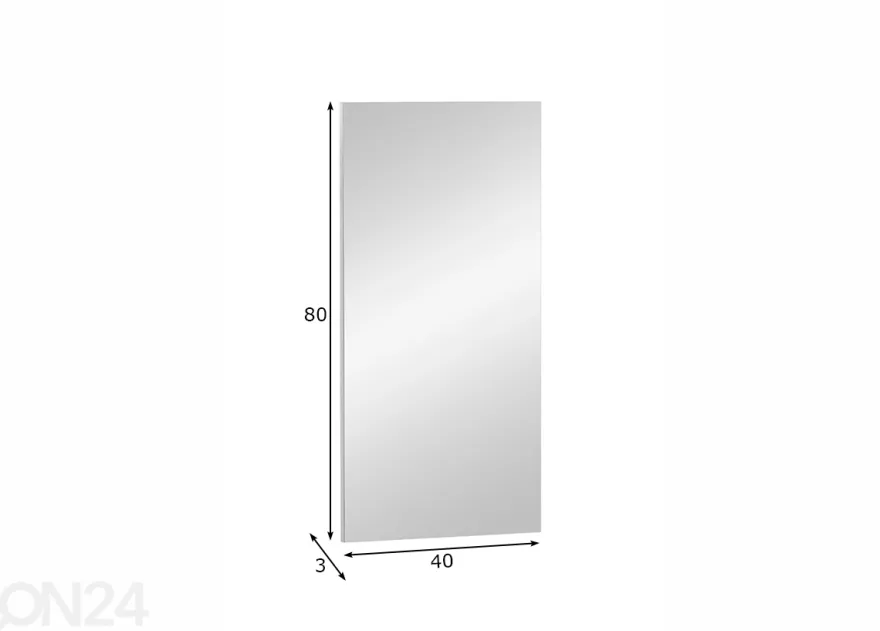 Seinäpeili Elba 80x40 cm