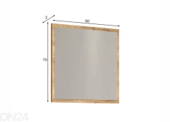 Seinäpeili Esteban 80x70 cm
