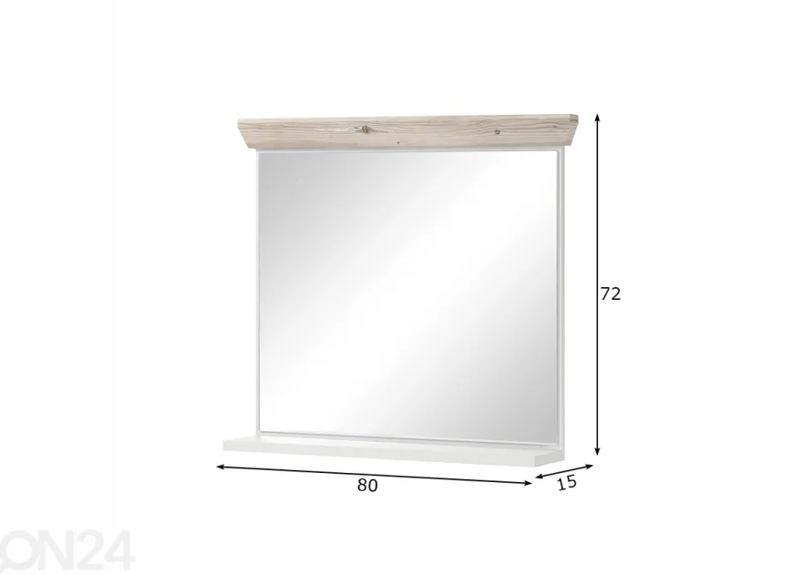 Seinäpeili Florenz 80 cm