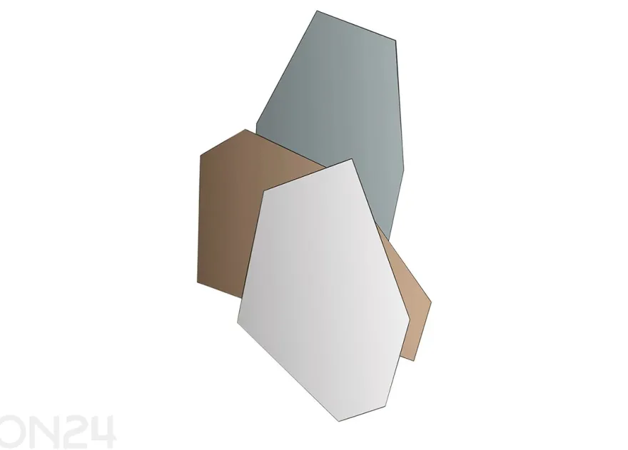 Seinäpeili Geometric