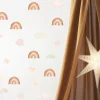 Seinätarrat Pieni sateenkaari, beige