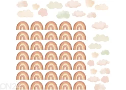 Seinätarrat Pieni sateenkaari, beige