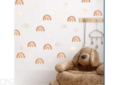 Seinätarrat Pieni sateenkaari, beige