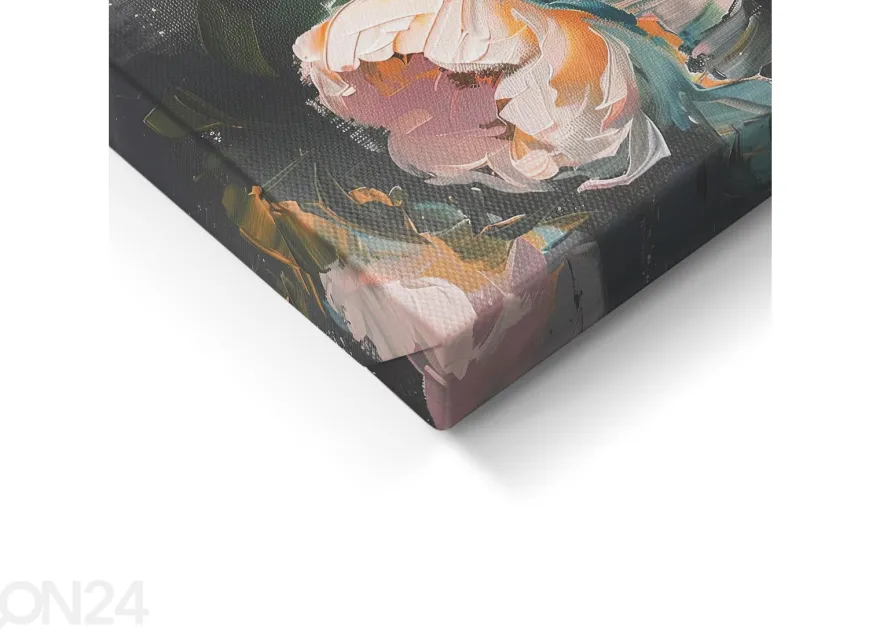 Seinätaulu Orange Flowers 60x80 cm