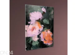 Seinätaulu Pink Flowers 60x80 cm