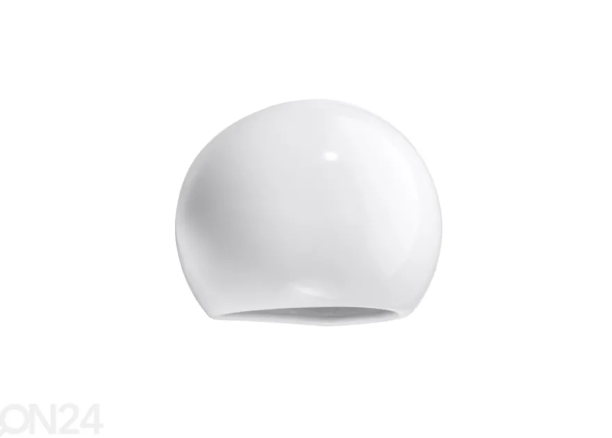 Seinävalaisin Globe, kiiltävä valkoinen