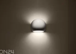 Seinävalaisin Globe, kiiltävä valkoinen