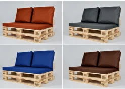 Selkänojatyynyt eurolavalle Active 60x50 cm, 2 kpl