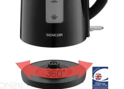 Sencor SWK2710BK -vedenkeitin 1,7 L, musta