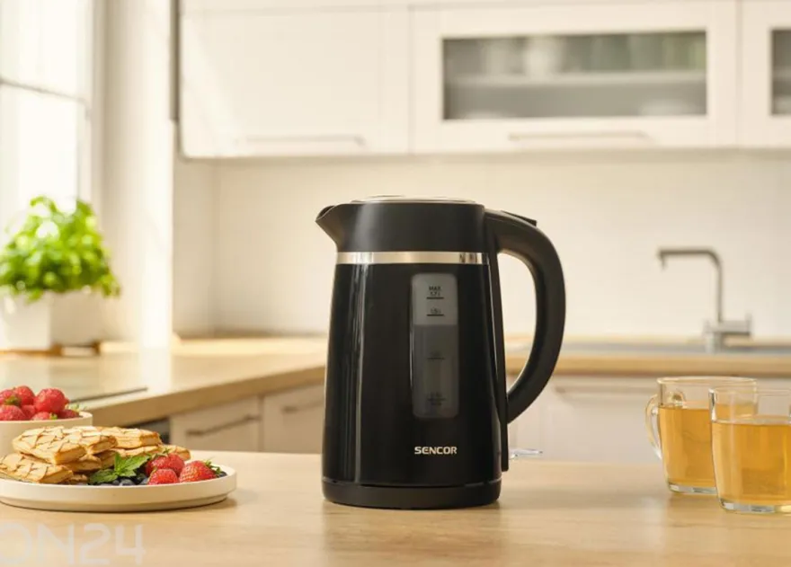 Sencor SWK2710BK -vedenkeitin 1,7 L, musta