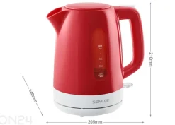Sencor SWK1024RD -vedenkeitin 1 L, punainen