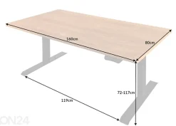 Sähkötyöpöytä Oak