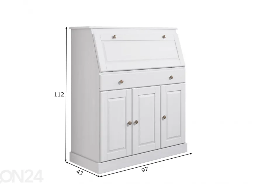Sihteerinkaappi Rossi 97 cm