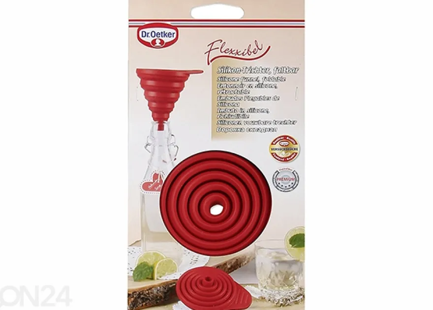Silikonisuppilo Ø 1 cm