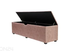 Sime Beds säilytystilallinen rahipenkki LINEA Nööp 90 cm