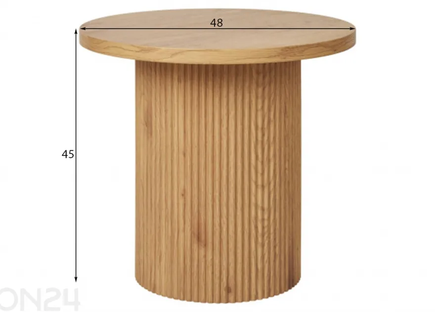 Sivupöytä Boavista Ø 48 cm