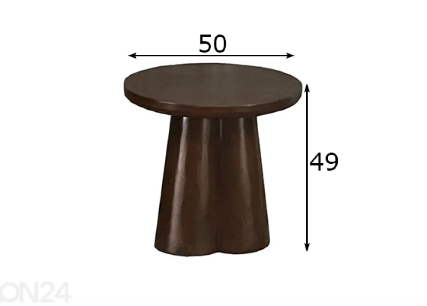 Sivupöytä Clubs Ø 50 cm