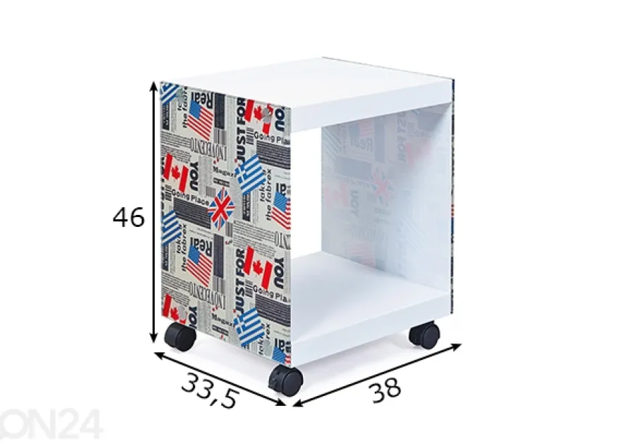Sivupöytä Flagcube