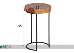 Sivupöytä / kukkateline Akola Ø 28xh45 cm