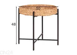 Sivupöytä Lamezia Ø50 cm