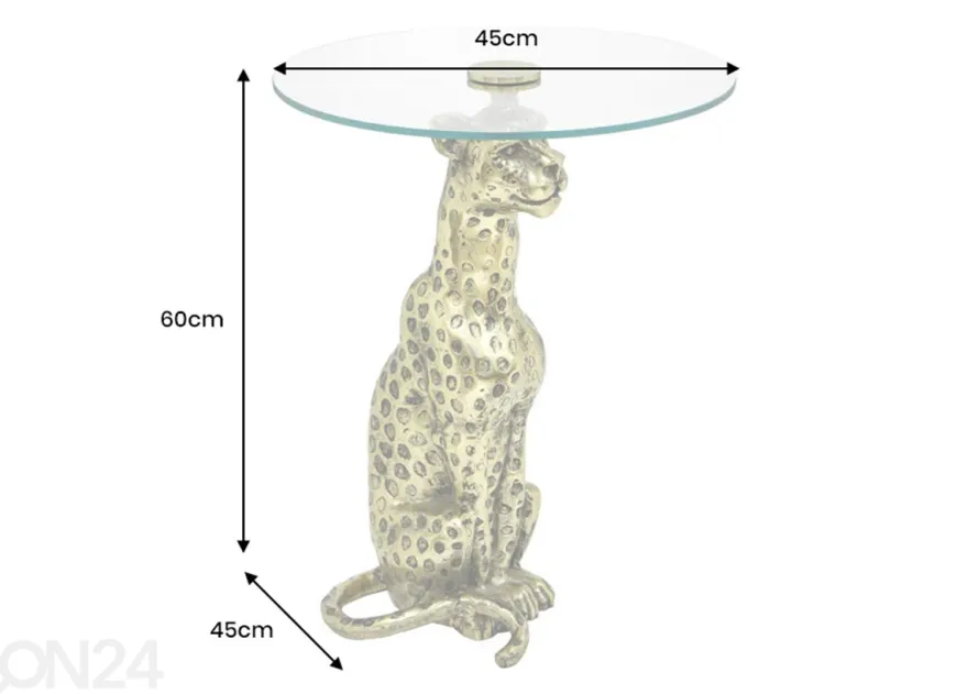 Sivupöytä Panther Ø 45 cm