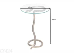 Sivupöytä Snake Ø 45 cm