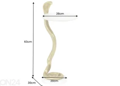 Sivupöytä Snake Ø 30 cm