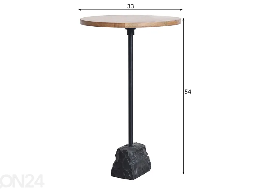 Sivupöytä Trayful Ø 33 cm