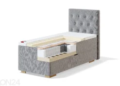 Sleepwell runkosänky RED POCKET STORAGE 80x200 cm