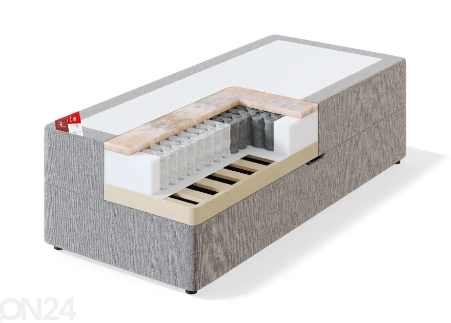 Sleepwell runkosänky RED POCKET STORAGE 80x200 cm