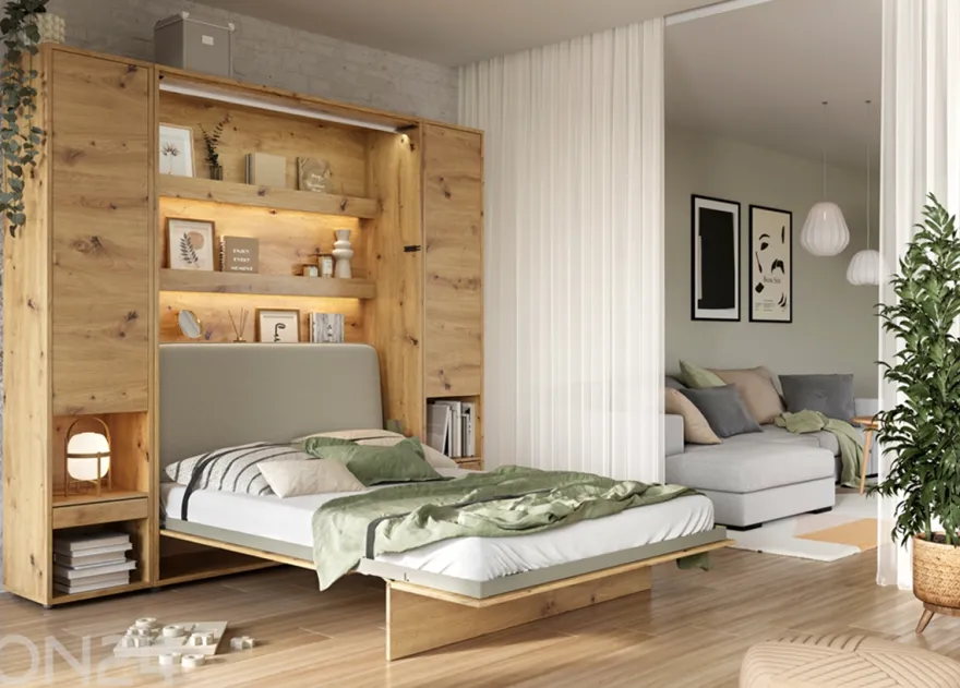 Sängynpääty Lenart BED CONCEPT pystysuoraan kaappisänkyyn 140x200 cm