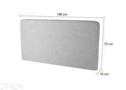 Sängynpääty Lenart BED CONCEPT pystysuoraan kaappisänkyyn 140x200 cm