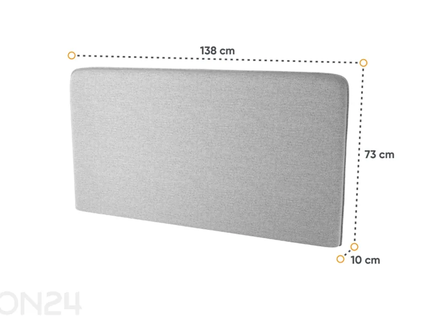 Sängynpääty Lenart BED CONCEPT pystysuoraan kaappisänkyyn 140x200 cm