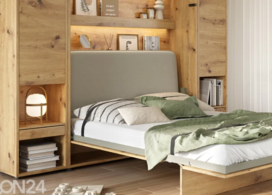 Sängynpääty Lenart BED CONCEPT pystysuoraan kaappisänkyyn 160x200 cm