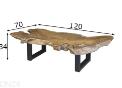Sohvapöytä Akar 120x70 cm