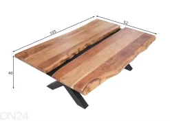 Sohvapöytä Amazonas 105x40 cm