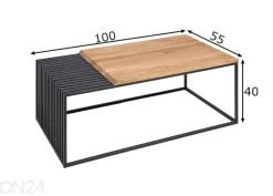Sohvapöytä Architecture 100x55 cm