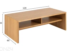 Sohvapöytä Arlon 90x90 cm