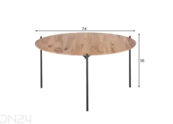 Sohvapöytä Assuan Ø55 cm